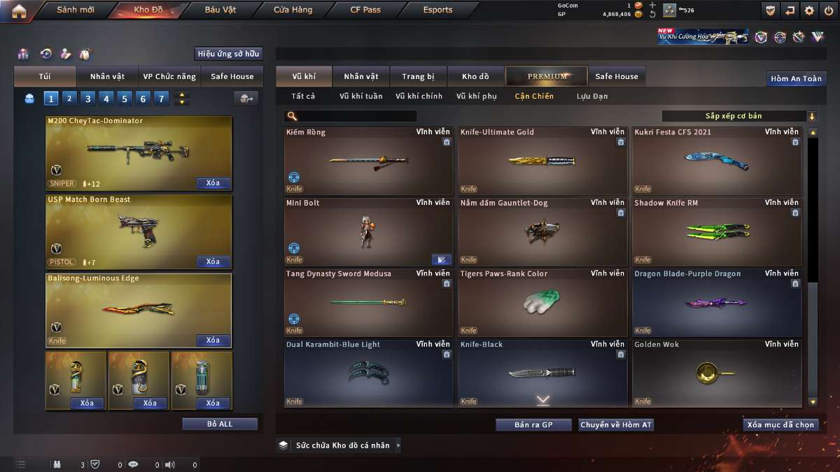 shop acc cf uy tin gia re